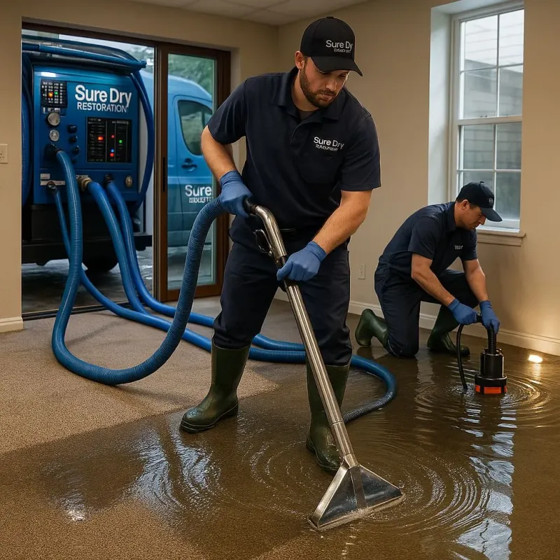 Water Extraction and Removal process in Jackson County, TN